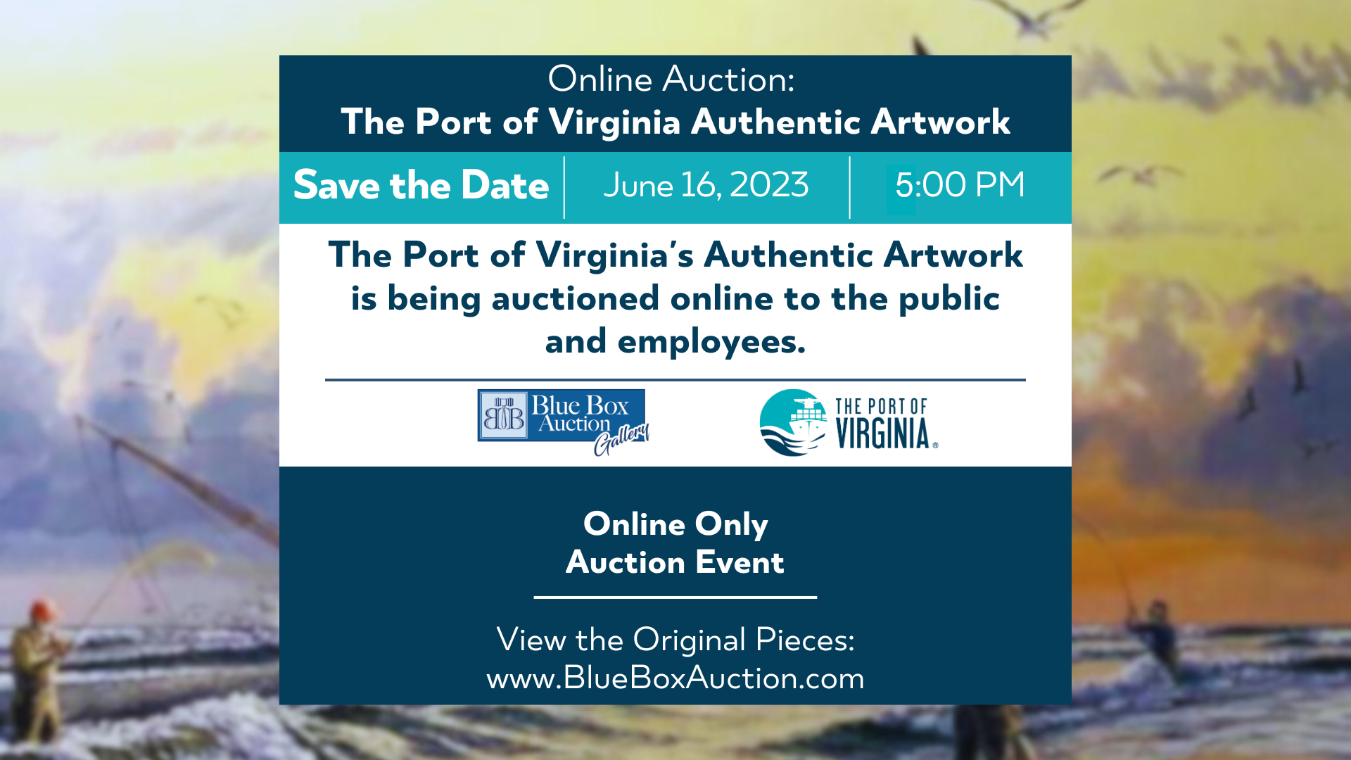 Port of Virginia Artwork Auction Port of Virginia